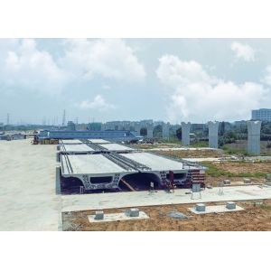 Post - Tensioned Hydraulic Precast Girder Formwork Full Span Reliable Structure
