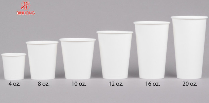 Custom Logo Printed Color 8 Oz Disposable Paper Cup Containers