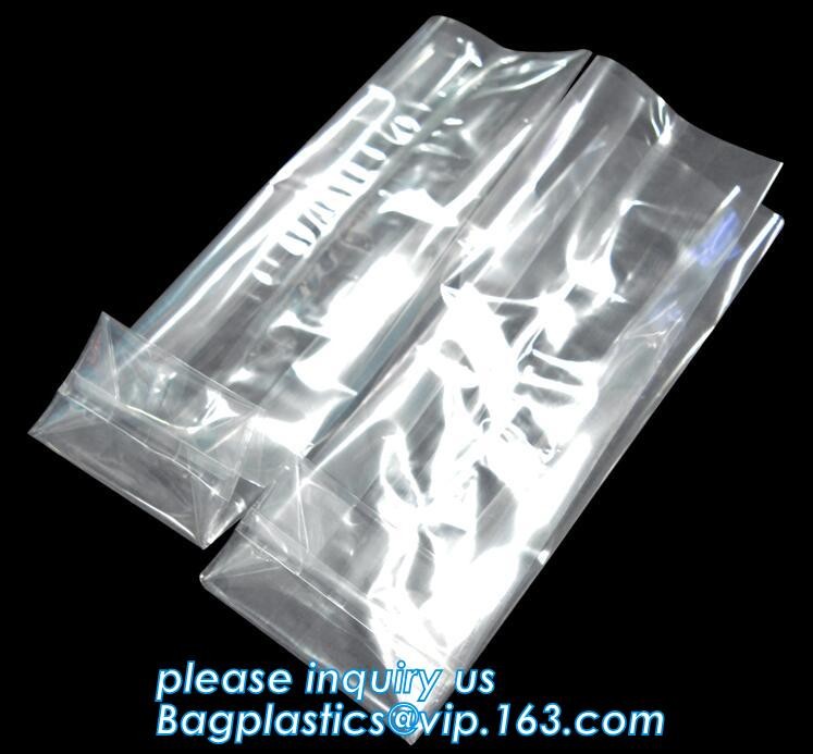 Cellophane Block Stand Up Pouch Square Bottom Biodegradable Self Adhesive