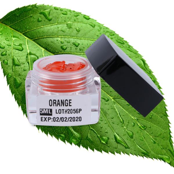 Microblading Cream Eyebrow Tattoo Ink 38 Colors 5ml Orange Permanent Cosmetic