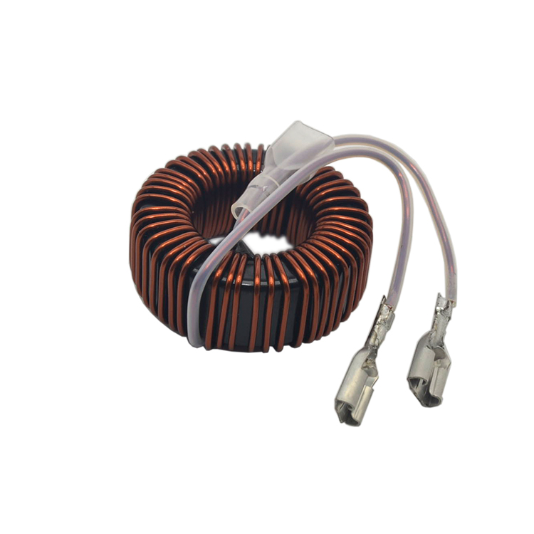 Customized Circular Magnetic Ring Common Mode Choke Flat Copper air Coil 3.18uh 45a Ferrite Core High Current Power Inductor R30