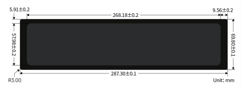 11.9 Inch Strip Display For Advertisement And Signage Supports Raspberry Pi Jetson Nano And Windows