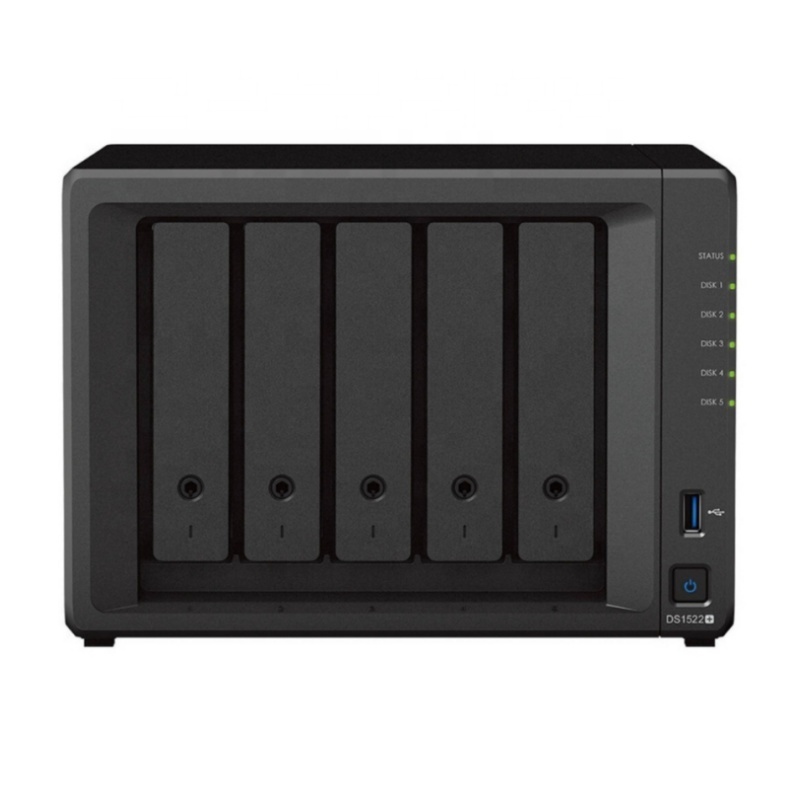 New Original DiskStation DS1522+ 5-bay Network Storage 3.5" SATA HDD+2.5" SATA SSD