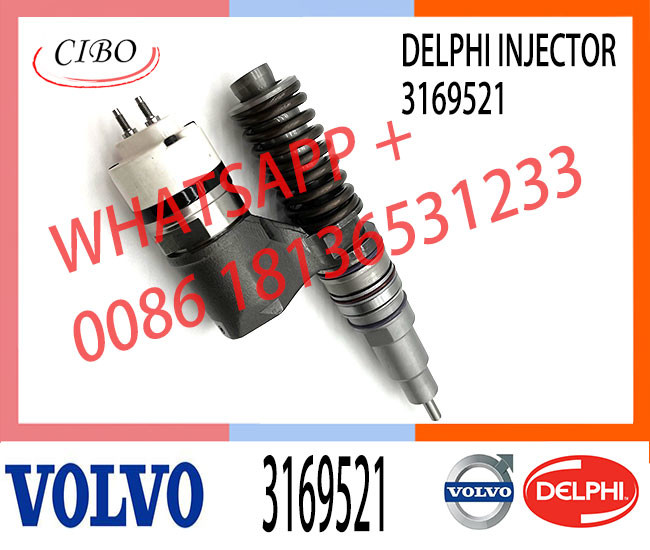 8113837 Fuel Injector For VOL D12A D12C D12D Remanufactured Fuel Injector 3169521, 1483470005