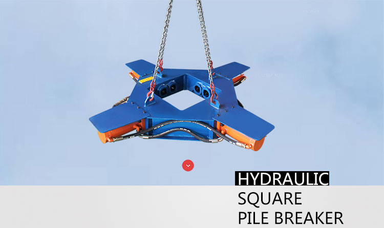 BEIYI MK180S Round pile Hydraulic Pile Breaker cutting concrete foundation machinery for excavatoror or crane