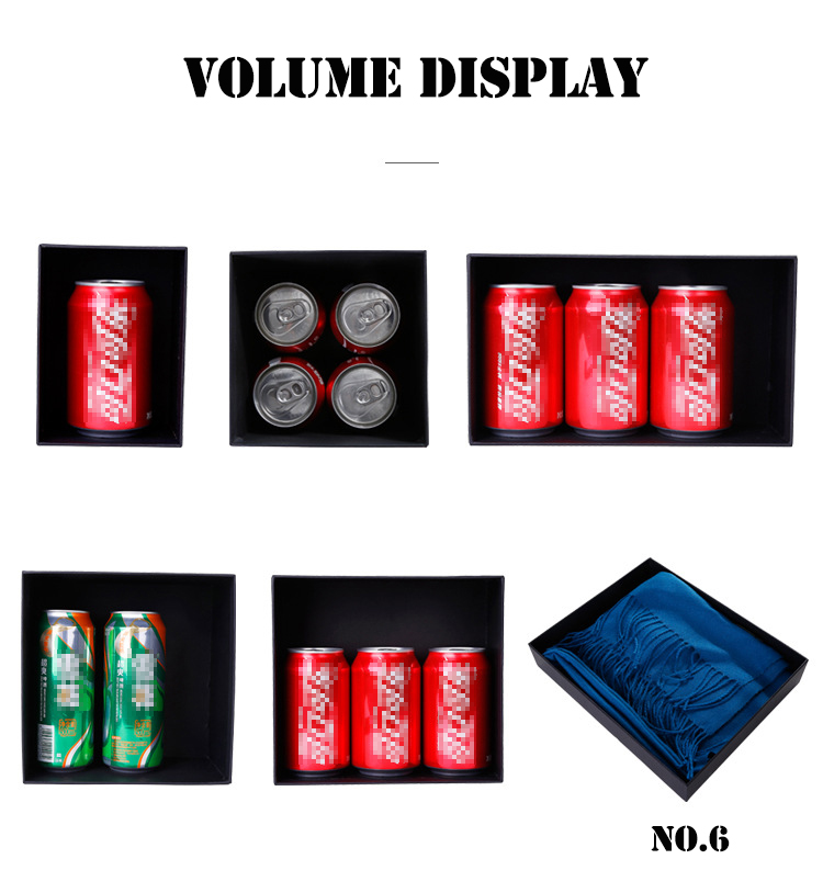 ODM Bulk Cardboard Gift Packaging Box Design Black Present Boxes For Lipstick Perfume