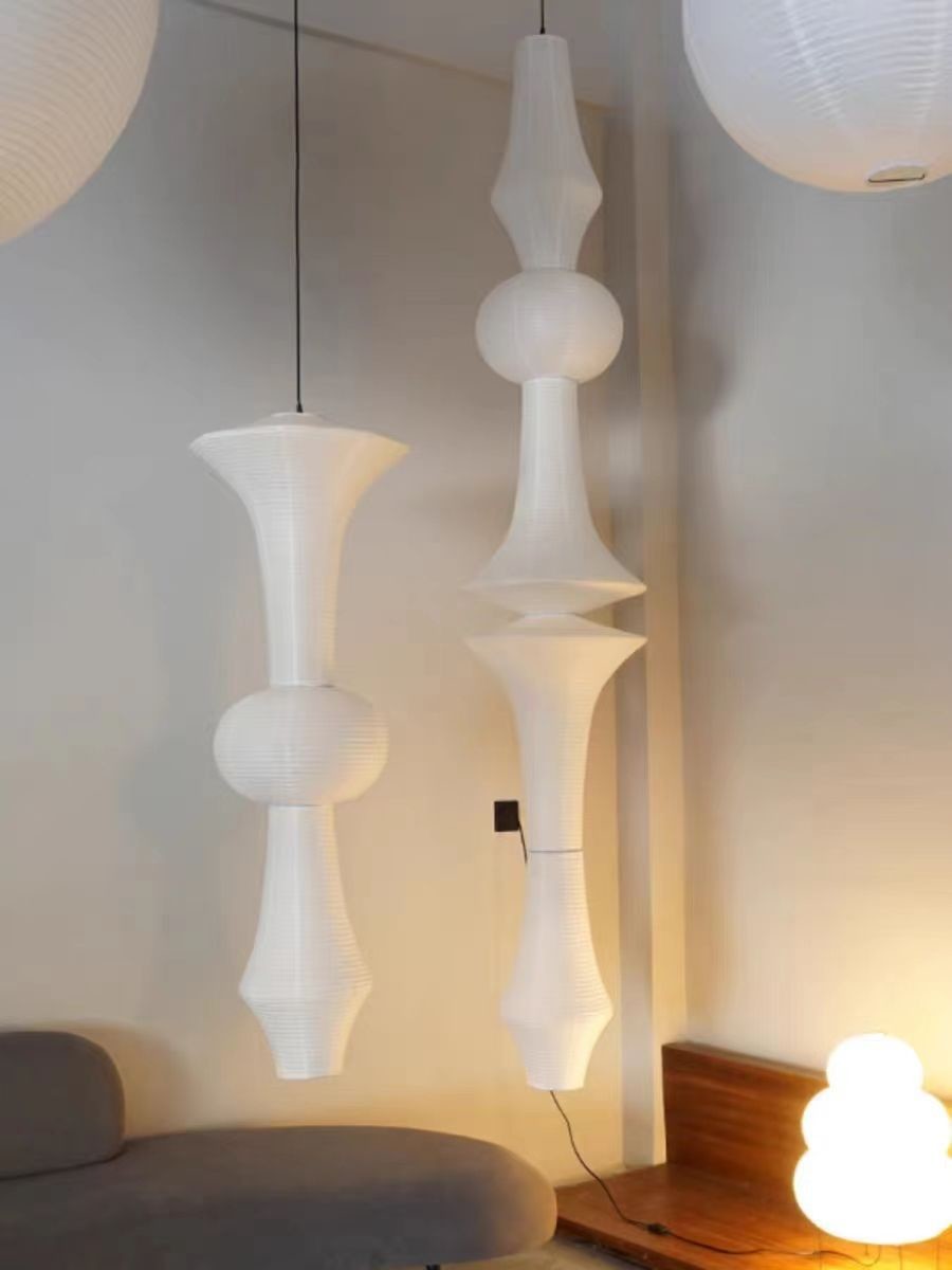 Modern Designer Handmade Paper Lamps Minimalist Pendant Lights for Living Room Bedroom Cafe lighting(WH-AP-562)