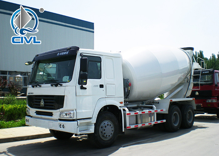 6 x 4 Driving Cement Mixer Truck Concrete Mixing Equipment With 10 CBM Mixer Tank 10 Speeds