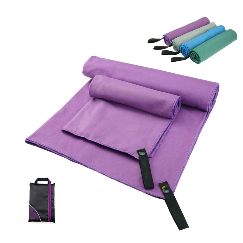 ODM Double Sided Embroidered Microfiber Gym Towel 40x80 Cm