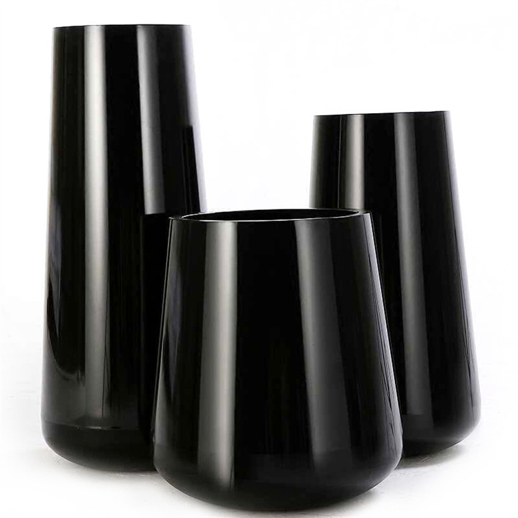 Outdoor stainless steel modular type plant planters and flower pots