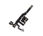 Black Mobile Phone Iphone 4S Repair Parts Hand Free Earphone Flex Cable