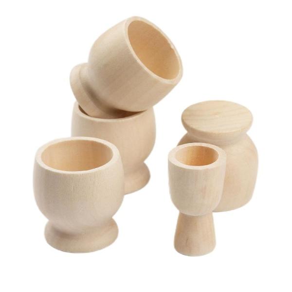 Eco-friendly Wooden 3D Building Blocks Creative Art Gift Home Ornament