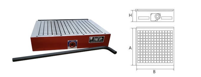XCM91 20Kg/Cm2 Solid Rectangular Permanent Magnetic Chuck for CNC milling machine