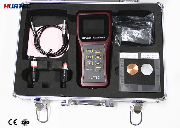 60KHz 0.5 - 110 % IACS ( 0.29 - 64 MS / m ) Digital Portable Electrical Eddy