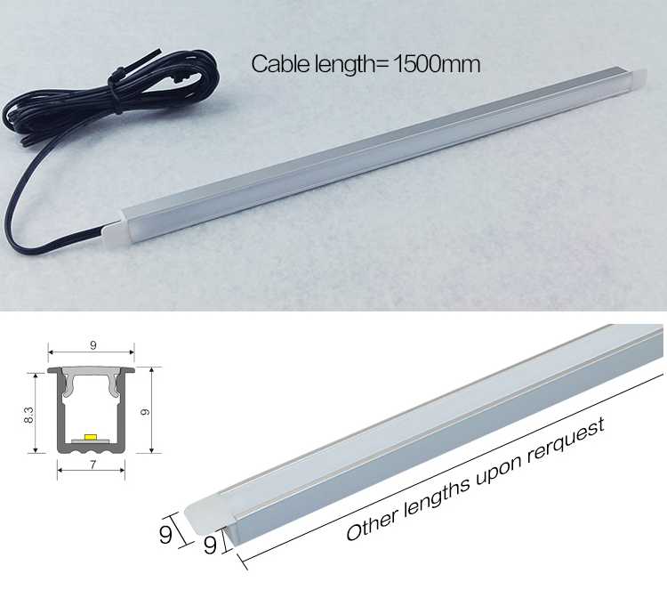 A220D Recessed Mount Ra 90 Wardrobe Cabinet Bookshelf Furnitures Led Light 1000mm Cable Length