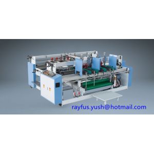 Two Piece Automatic Carton Folding Gluing Machine Aa Or Ab Sheet Servo Control