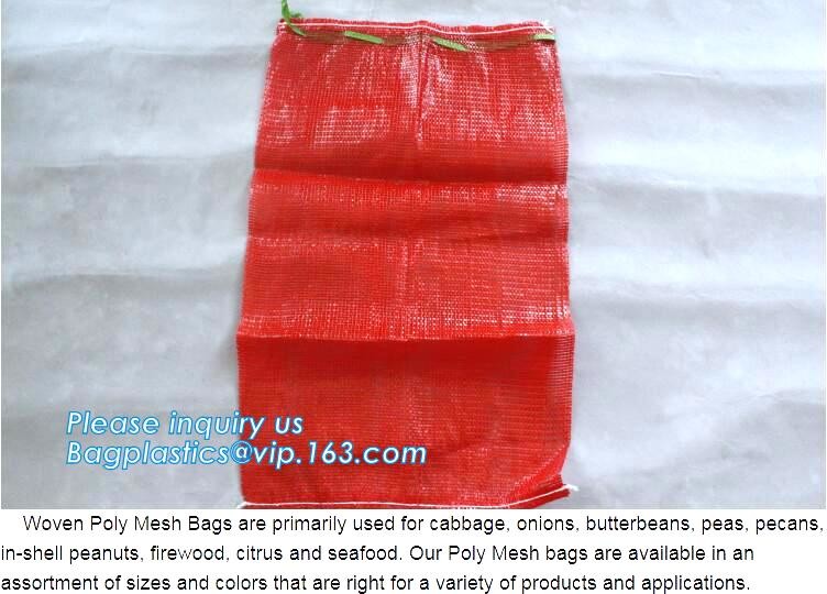 Reusable Solid Shopping Bag String Grocery Bag Shopper Cotton Tote Mesh Net Woven Portable Durable Shopping, BAGEASE