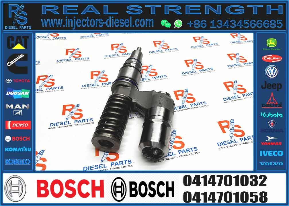 Excavator 0414701030 0414701032 0414701058 0414701059 1478643 1505199 Engine Common Rail Fuel Injector