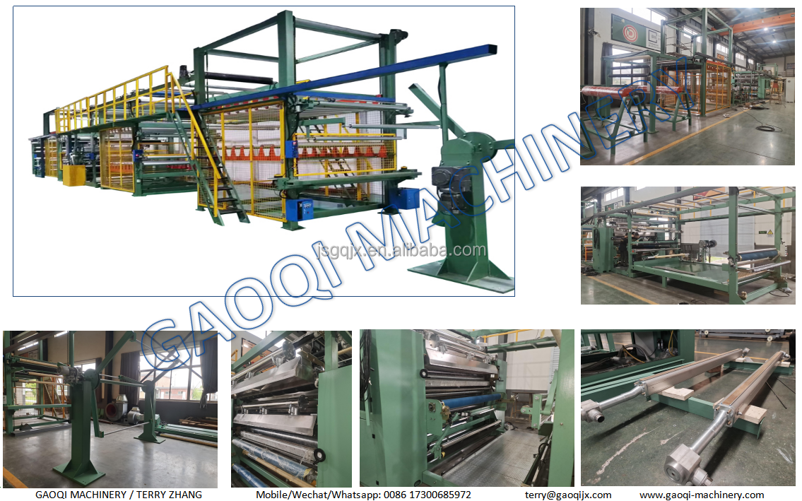 15000 KG Automatic 3 in 1 German Style Flame Laminating Machine for Car Seat
