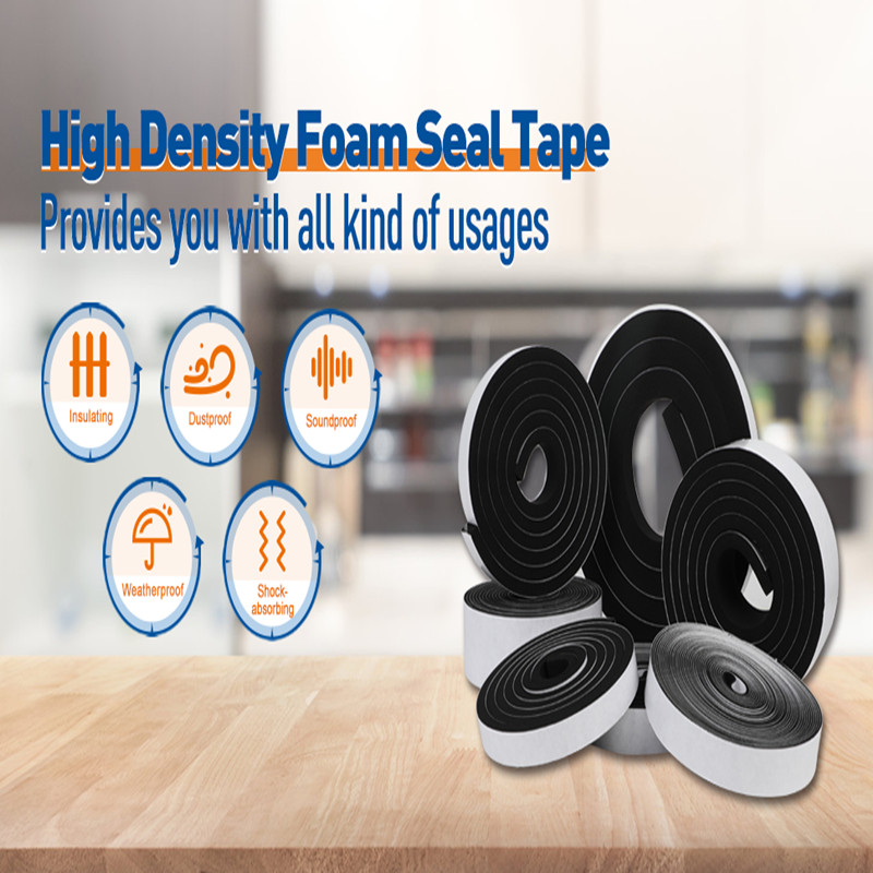 Door Frame Foam Weather Stripping Insulation Tape Window Self Adhesive Sealing Dustproof