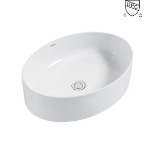  Modern UPC Vanity Countertop Basin Ceramic Oval Without overflow Manufactures