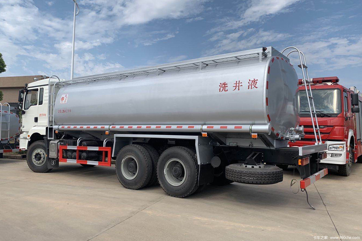 Shaanxi Automobile Heavy Truck 336 Horsepower 6X4 Total Weight 29 Ton tank Size 7*2.46*1.76m Crude Oil Liquid Supply Vehicle