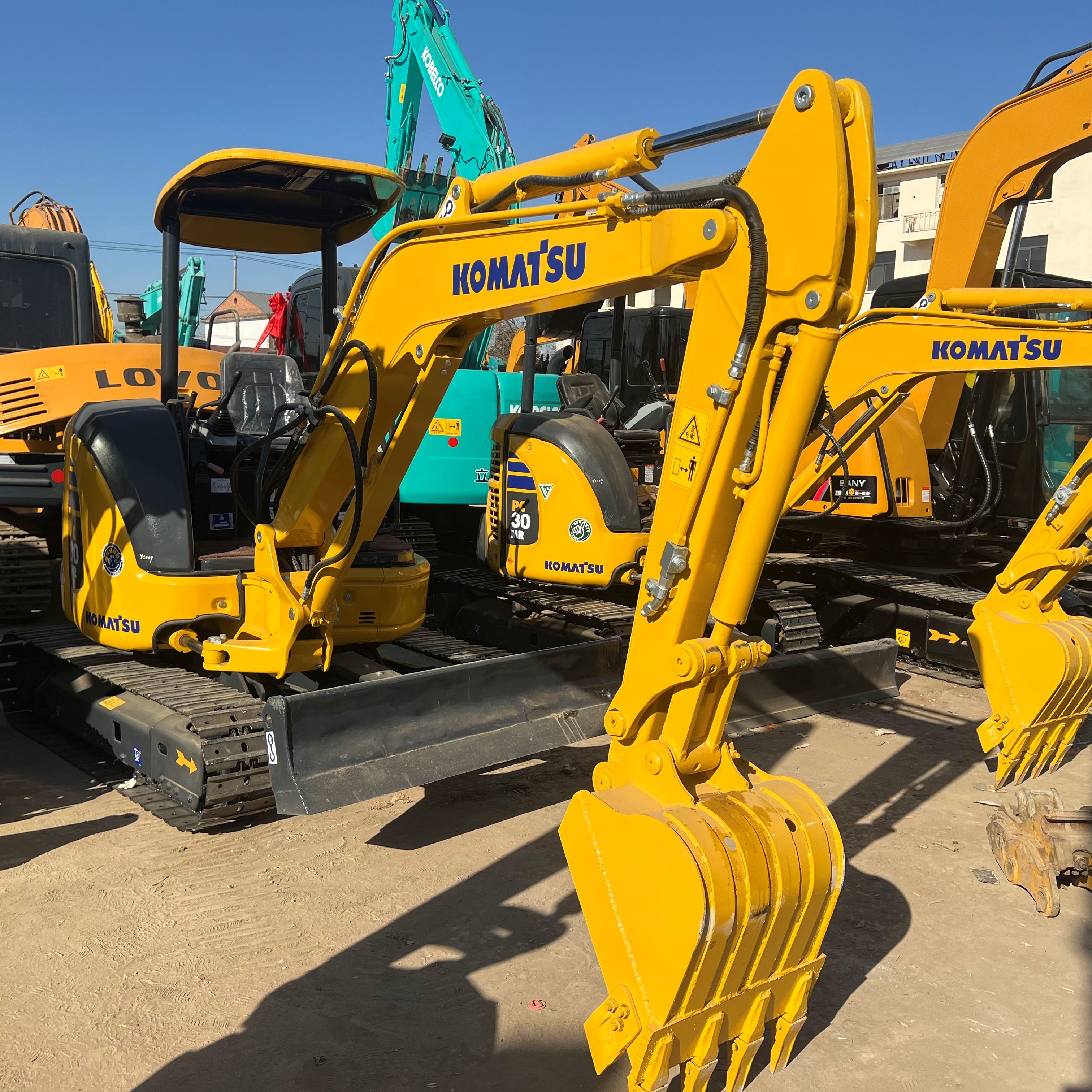 Used Komatsu PC30MR Mini Machinery Excavator Fast And Convenient Second Hand 3ton Hydraulic Small Komatsu PC30 Crawler Excavator