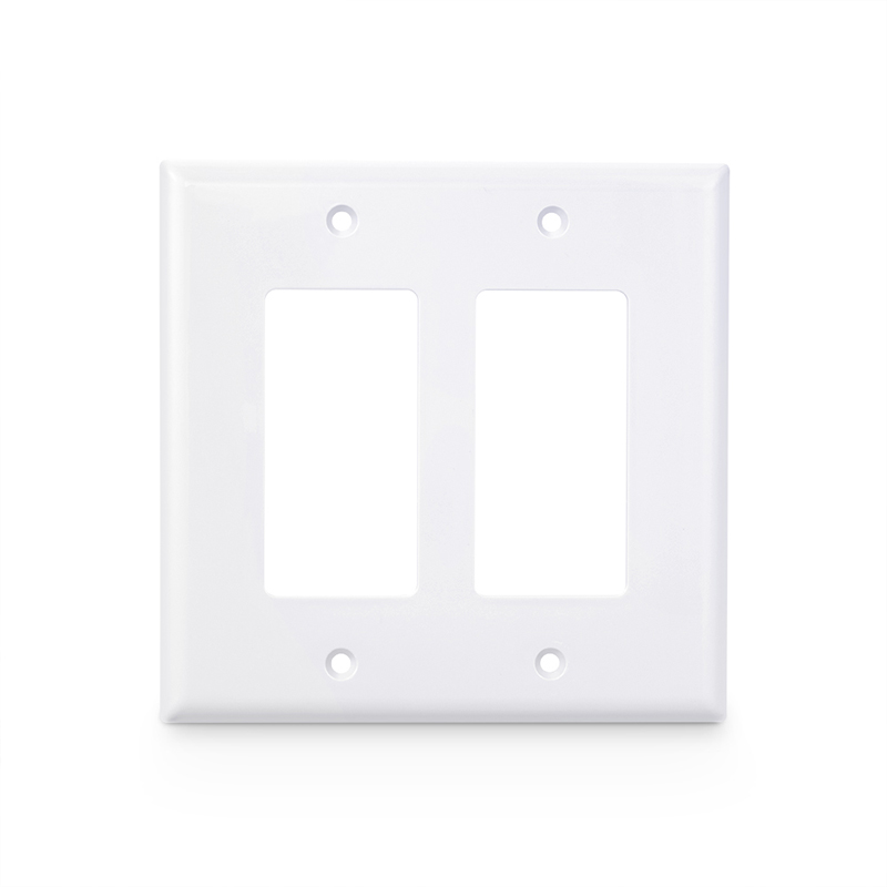 12-24V American Standard Plastic Wallplate Decora Switch Cover Socket for Wall Socket