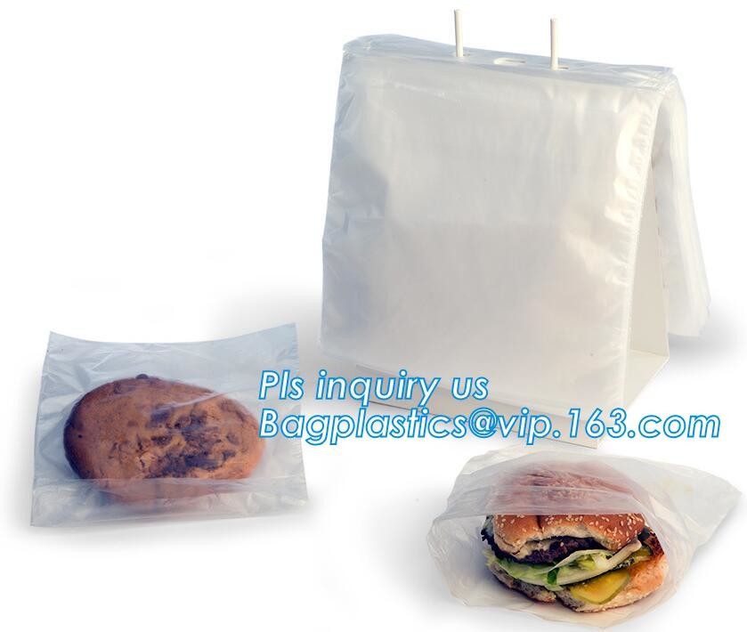 food grade LDPE Top Load saddle slider bag, Saddle deli bag with bottom slider for packing food, Biodegradable Zip lockk s