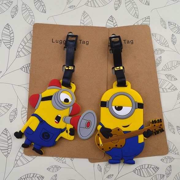 Fashionable Custom Soft PVC Silicone Rubber Label and Luggage Tag