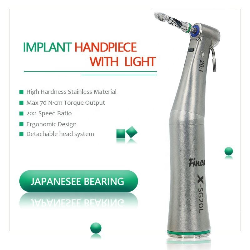 Practical Straight Surgical Contra Angle Handpiece 20:1 Multipurpose