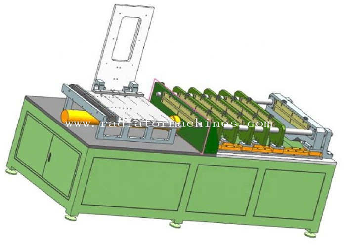 Hydraulic Mechanical Radiator Making Machine For Aluminum Pipe 8mm Dia