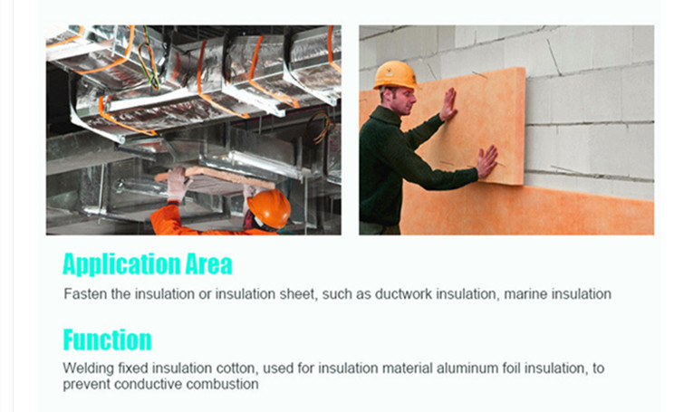 Building Materials Steel Perforated Base Insulation Hangers For Fiberglass Wool