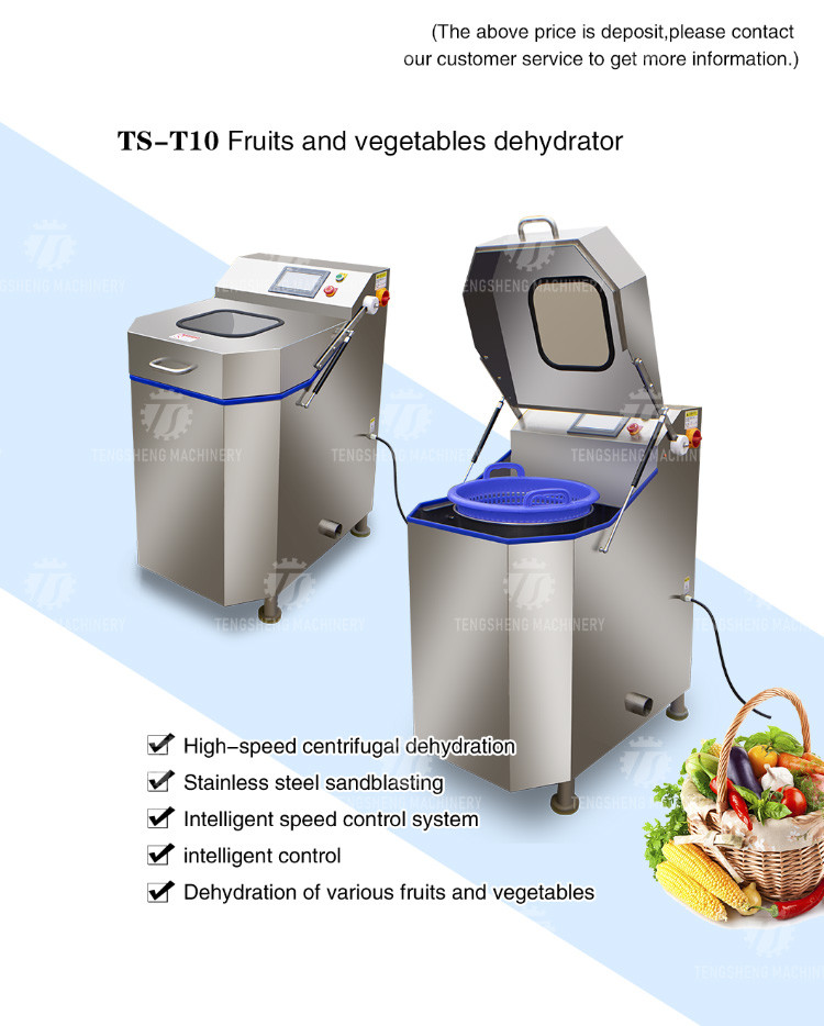 2KW Leaf Vegetable Processing Machine Fruit Dehydrator Machine