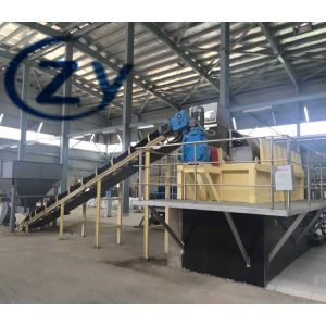 Sweet Potato Cassava Peel Processing Machine Large Capacity Size 1 Year Warranty