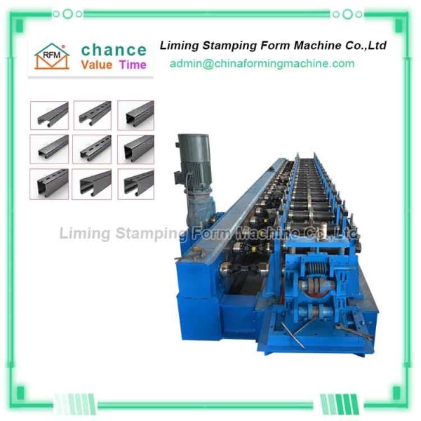 Quality 1mm Mitsubishi Bv Solar Pv Bracket Roll Forming Machine for sale