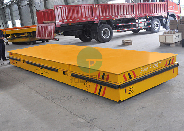 Precast concrete factory use mold cart for heacy material transporting from bay to bay