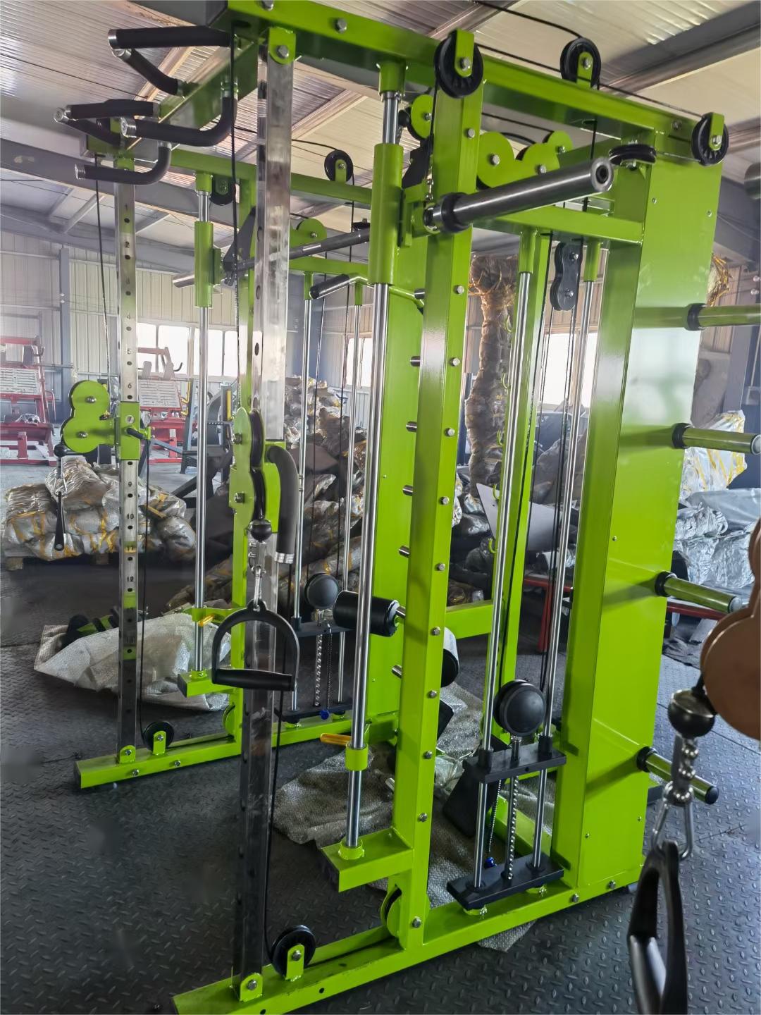 Home Gym Sport Equipment Station Multi Functional Power Cage Squat Rack Weightlifting Smith Machine