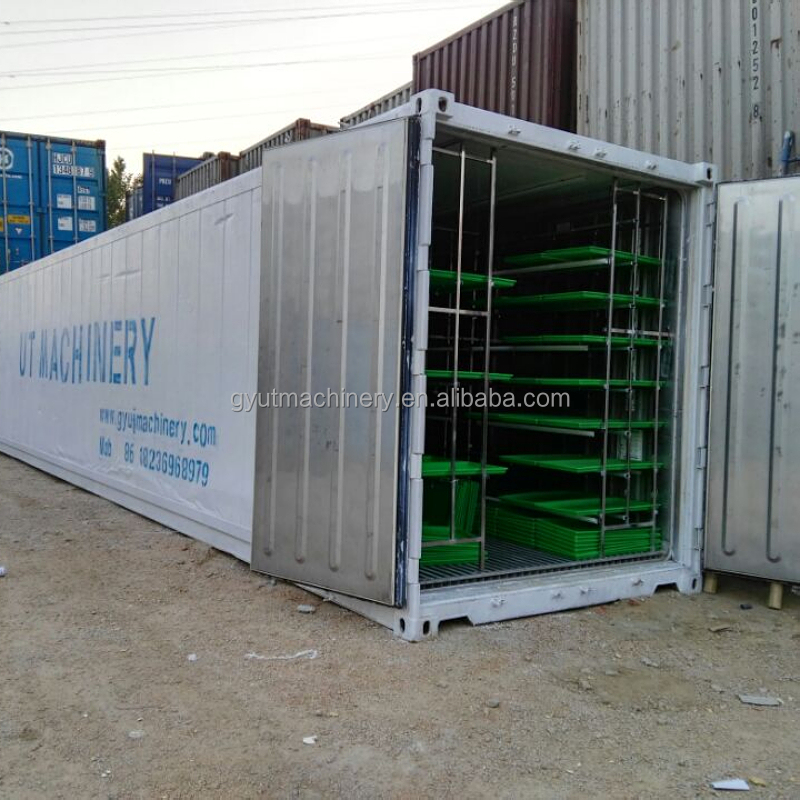 Energy Saving 650 KG Automatic Hydroponics Fodder Machine for Popular in Oman Market