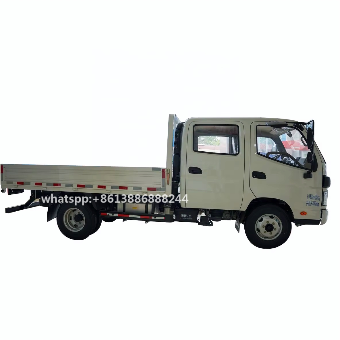 FOTON Double Row Cargo Transport Truck With Fence Plate Style Pick up Truck