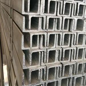 China EN 304 Stainless Steel Channel Beam 6.5mm Hot Rolled Building Use Sliver Color on sale