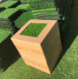 18mm 50mm Artificial Putting Green 30x30 Interlocking Grass Deck Tiles