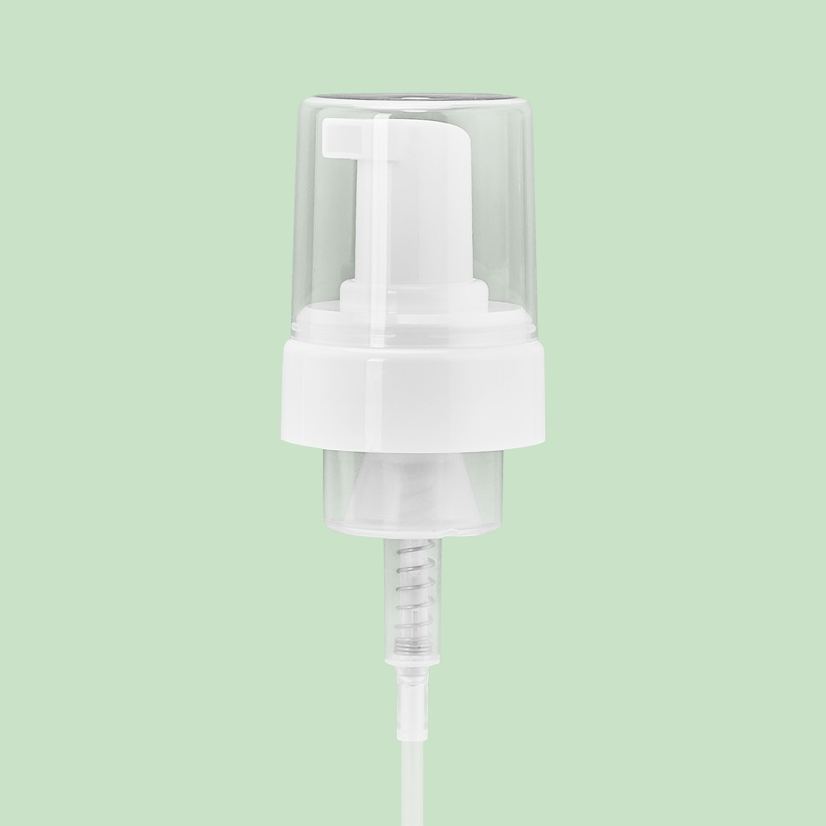 1.2cc Output Transparent Overcap Cosmetic Lotion Pump Suitable for Different Viscosities