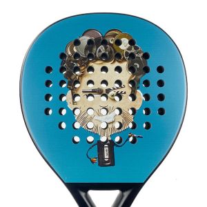 Custom Beach Paddle Ball Racket Oem Blue Padel Racket Professional