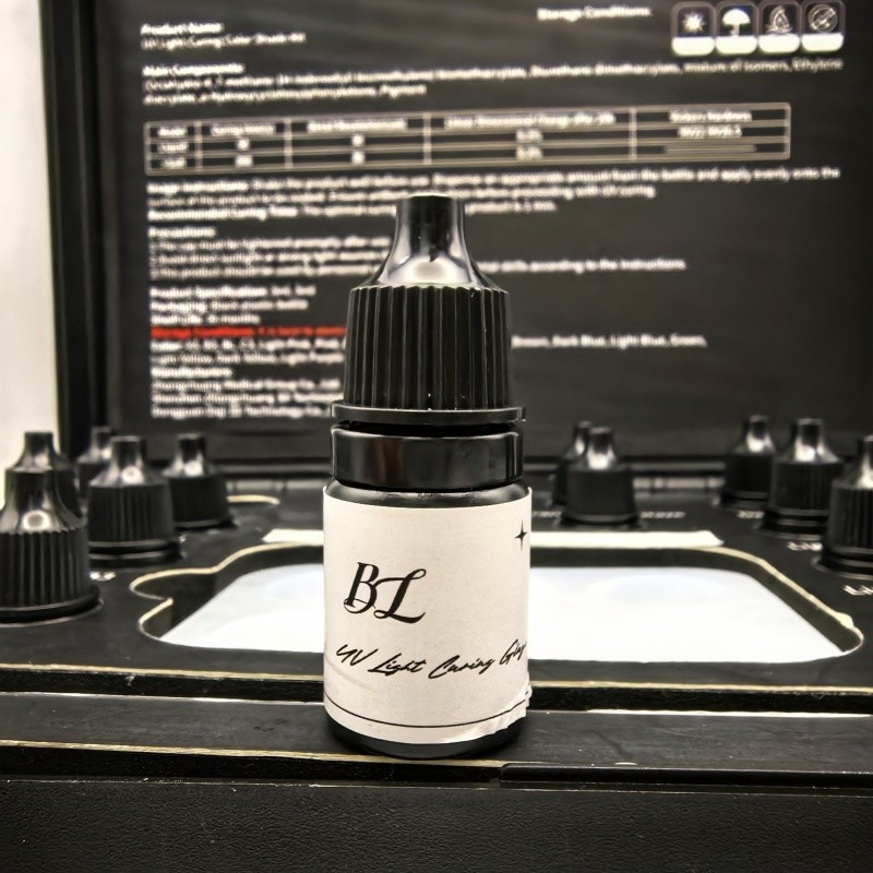 Non-Toxic and Environmentally Friendly UV-Curable Dental Resin Glaze for Operator-Friendly Brush Color Curing Performance