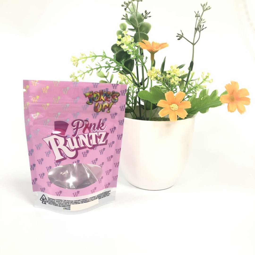 Aluminum Foil Herbal Incense Packaging k Mylar Foil Runtz Bag With k