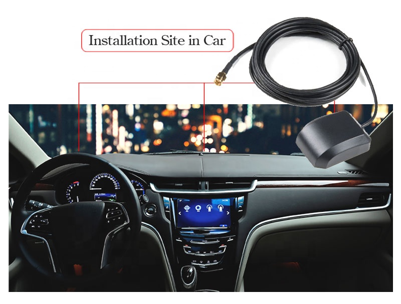 Vertical Polarization GPS/Glonass/Beidou/Calileo Navigation Antenna for ALL Car Make