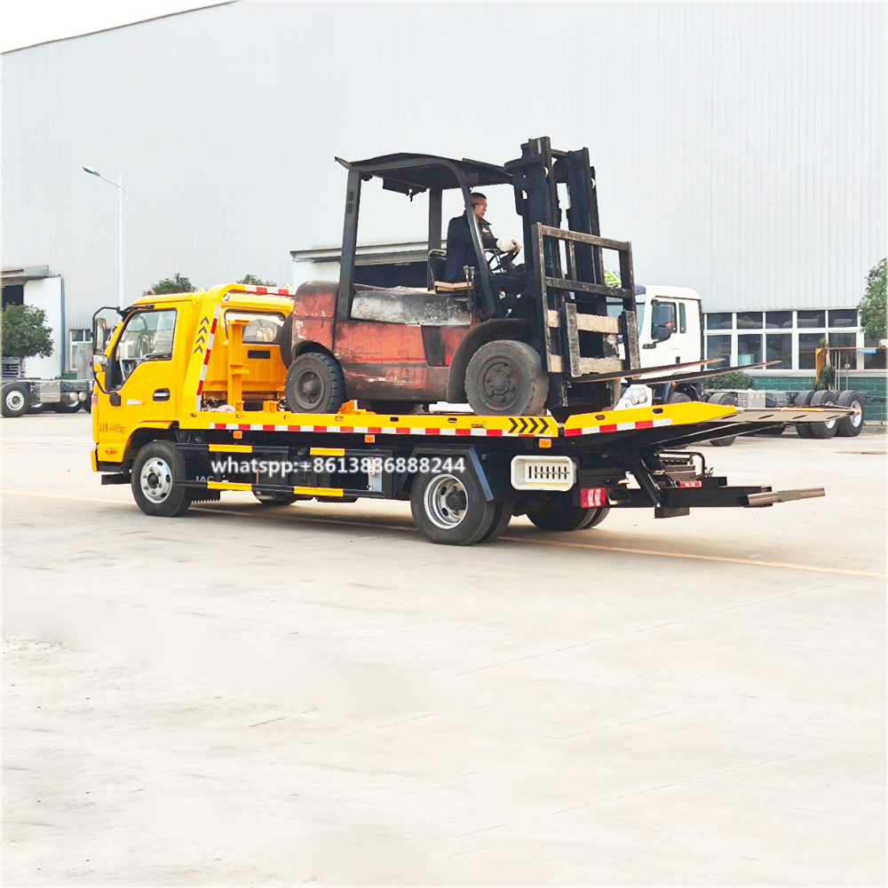 JAC 4*2 4 Tons Platform Wrecker Trailer Truck wrecker Truck Body