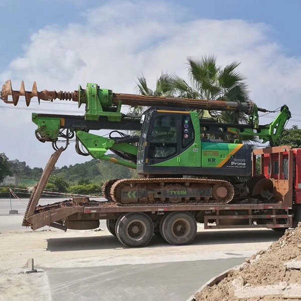 12 m Drilling Depth Auger Bored Piles Driving Rig For Civil Construction Engineering Max. diameter 600 mm