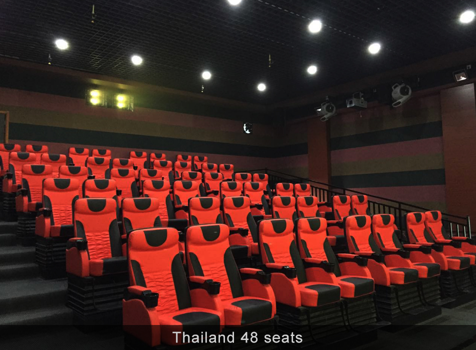 Thrill Rides Shooting 5d Cinema Equipment Simulating Amusement Park 48 Seats